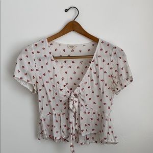 John Galt Front Tie Shirt